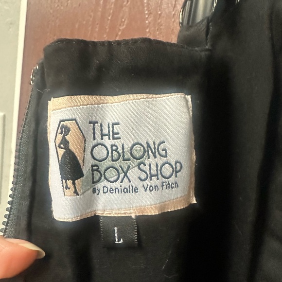 Oblong box skeleton dress Halloween large unique vintage - Picture 5 of 9